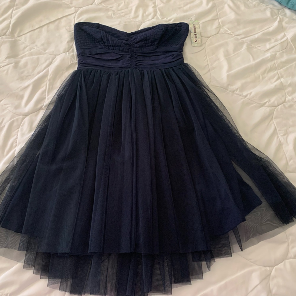 Band of Gypsies Navy Smocked Dress